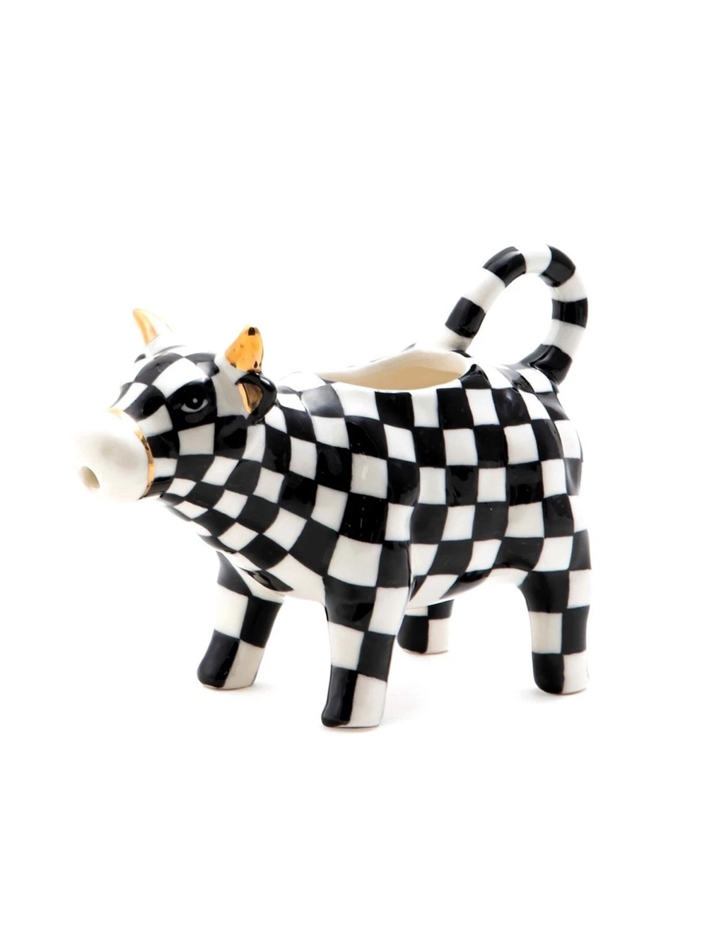 Mackenzie-Childs Cow Creamery Creamer. New in box.